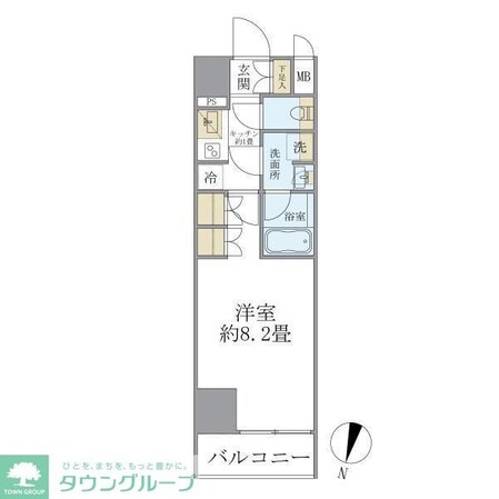 COCO-CHILL KAMEARIの物件間取画像